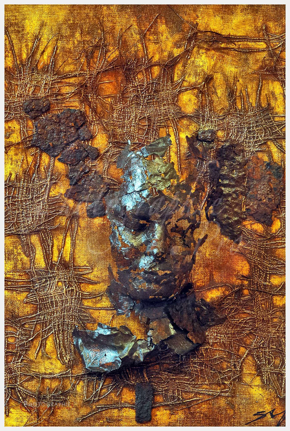 Yan BACART, artiste à Mortain - Abbaye Blanche © by A-la-Vie.com