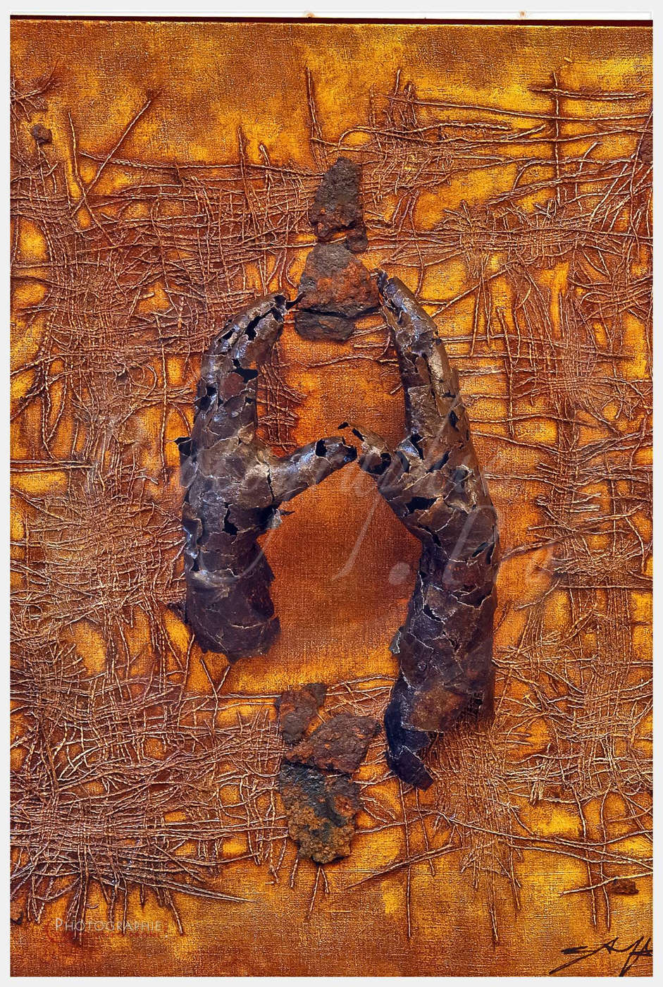 Yan BACART, artiste à Mortain - Abbaye Blanche © by A-la-Vie.com