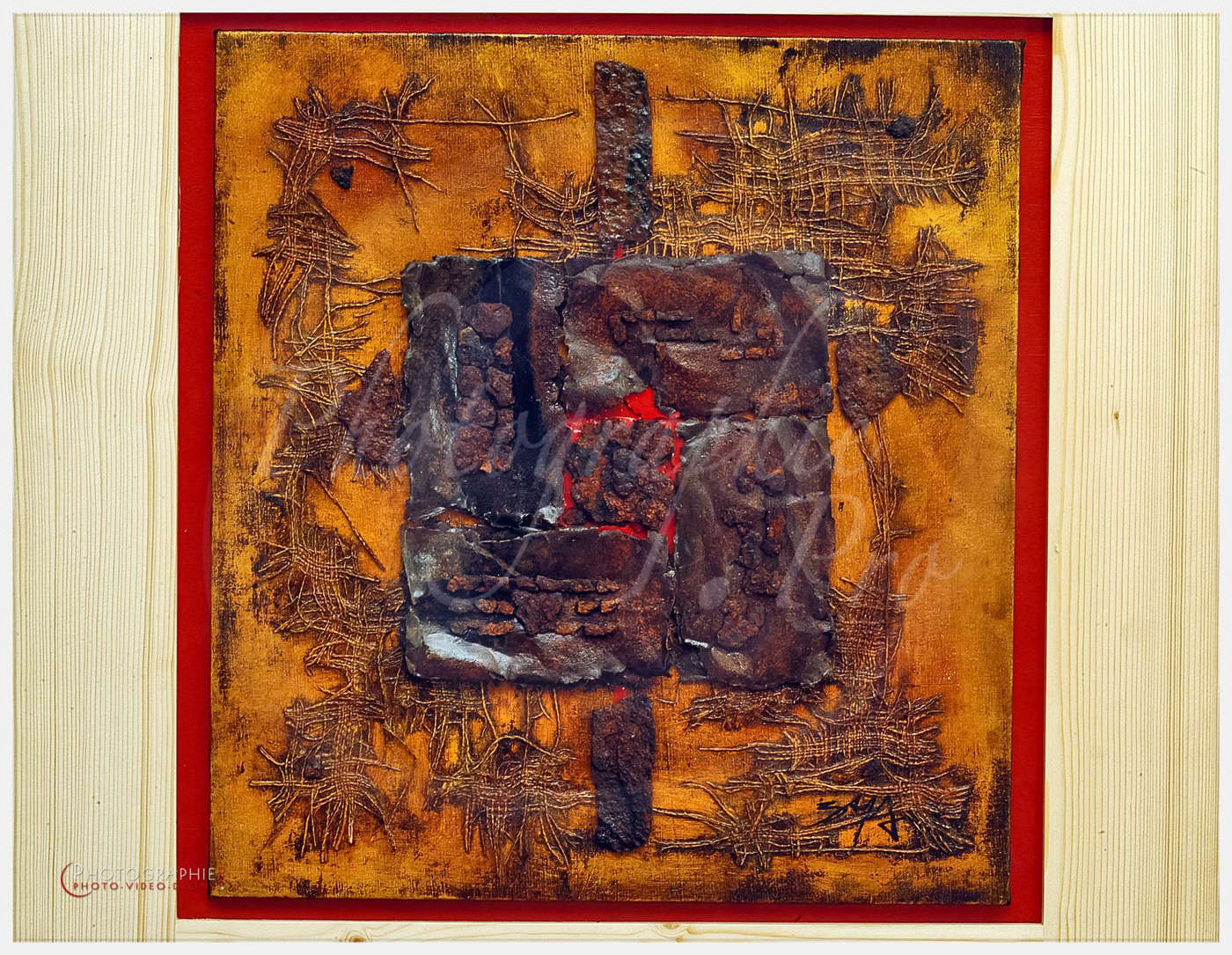 Yan BACART, artiste à Mortain - Abbaye Blanche © by A-la-Vie.com