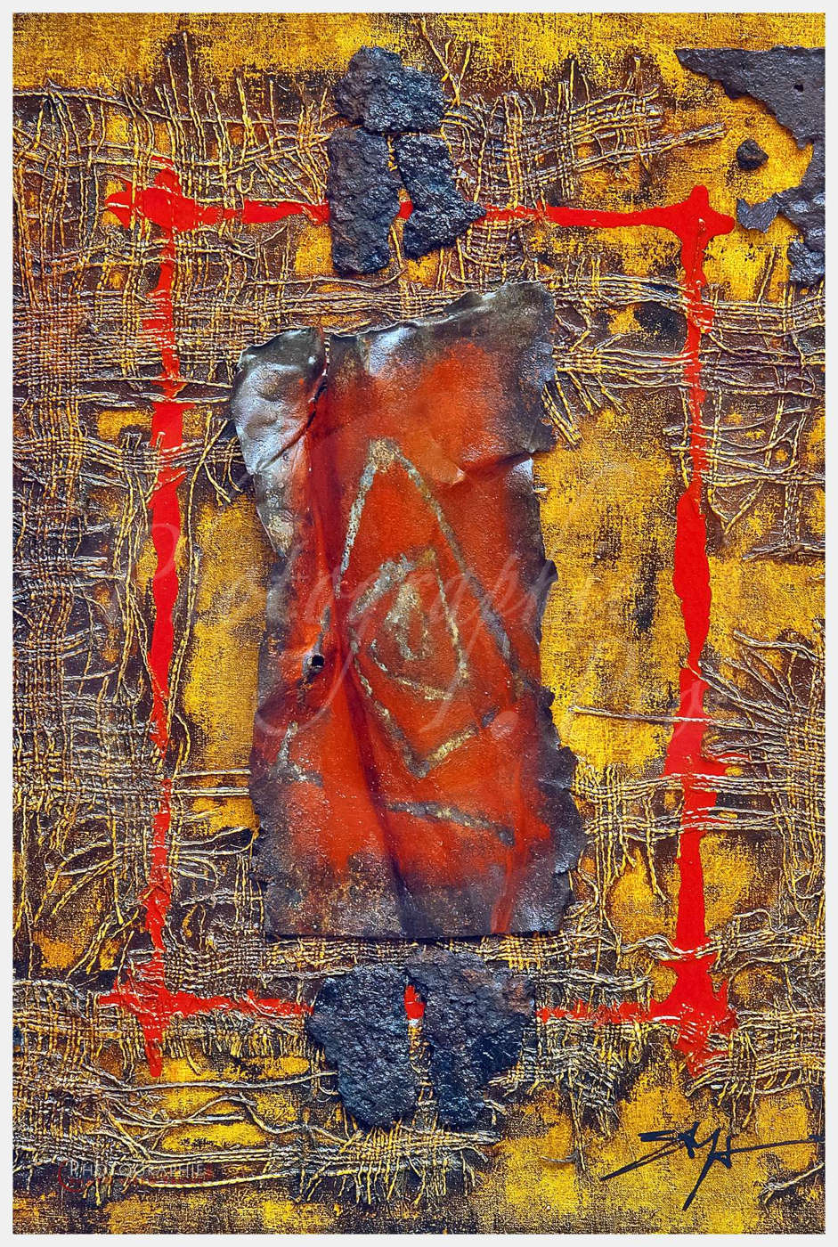 Yan BACART, artiste à Mortain - Abbaye Blanche © by A-la-Vie.com