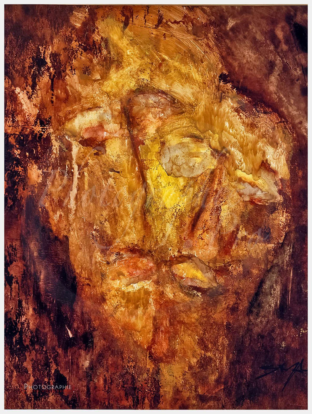 Yan BACART, artiste à Mortain - Abbaye Blanche © by A-la-Vie.com