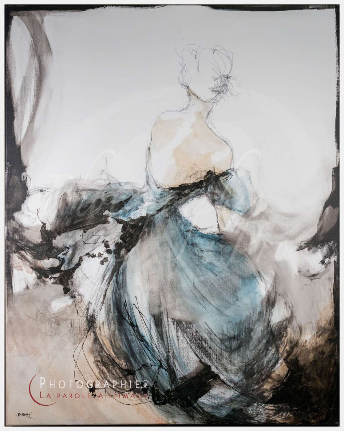 Galerie PETER BORDEAUX — Vernissage de peintures de Bénédicte PERRAZI-GUENARD et de sculptures de Sylvie du PLESSIS