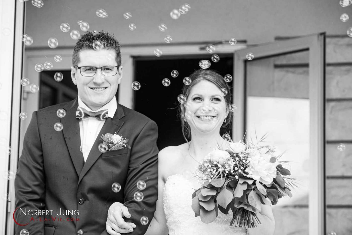 Mariage (photos en noir et blanc)